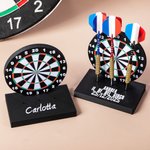 Porta freccette personalizzato in stampa 3D con nome e base da scrivania, decor per la casa - Regalo di compleanno per ragazzi, uomini e familiari