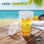 Personalized Long-Tailed Leopard Marsupilami 16 oz Name Acrylic Tumbler with Name and Lid Birthday Gift for Friends | Callie × Marsupilami®