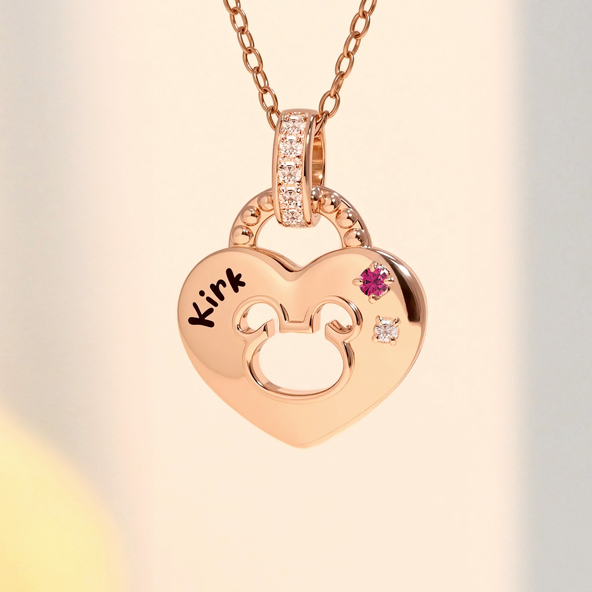 Collier personnalisé en Marsupilami avec nom et prénom Cadeau d'anniversaire pour les amis et la famille | Callie × Marsupilami®.