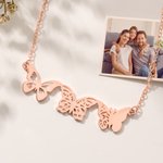 Collar Personalizado Mariposa de Nacimiento Dainty Jewelry Daily Use Anniversary Birthday Gift for Woman Mom