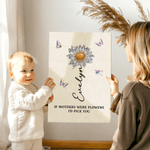 Gepersonaliseerd Kristallen Geboortebloem Canvas Schilderij met Naam en Tekst Verjaardagscadeau Valentijnsdag voor Beste Vriendin Vriendin Moeder