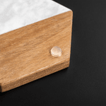 Gepersonaliseerde Gegraveerde Naam Tekst Marmer 11 Pcs Snijplank Onderleggers Set met Keramische Kom Geboorte Huwelijk Moederdag Cadeau voor Familie Vriend