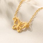 Collar Personalizado Mariposa de Nacimiento Dainty Jewelry Daily Use Anniversary Birthday Gift for Woman Mom