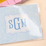 Set d'autocollants de couverture de carte dépliante personnalisée multi-style avec monogramme coloré Cadeau d'anniversaire Mahjong Night pour les amoureux du Mahjong