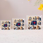 I Love You in Each Moment - Personalized 8 Photos Collage Square Acrylic Plaque Valentine's Day Anniversary Gift