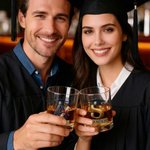 Verre à whisky 10 oz avec nom Cadeau de fin d'études pour les diplômés Amateurs de whisky