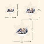 Personalized Christmas Tree Snowflake Photo Acrylic Ornament with Year Tree Decoration Christmas Gift for Family Friends