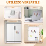 Segnalibro magnetico personalizzato in pelle PU con nome ed effetto perla, ideale per uso quotidiano - Regalo di compleanno per amanti dei libri