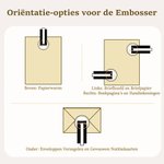 Gepersonaliseerde Geboortebloem Embosser Stempel met Initialen en Naam Handembosser Verjaardagsgeschenk voor Boekliefhebbers of Boekenworm