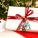 Personalized Christmas Tree Snowflake Photo Acrylic Ornament with Year Tree Decoration Christmas Gift for Family Friends