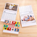 Personlig kalender for familiedyr 12 bilder 2026 med navn Jubileum Bursdag Minnegave til familiedyrseier