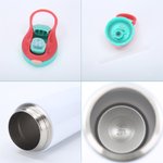 Personalisierte Graffiti Stil 12 oz isoliert Kind Wasserflasche mit Namen und Stroh zurück zu Schule Geburtstag Geschenk für Jungen Mädchen