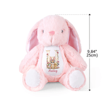 Personalisierte Girlande Osterhase Initial Design niedlichen Hasen Plüschtier mit Namen Ostern Geburtstag Geschenk für Kinder