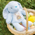 Personalisierte Girlande Osterhase Initial Design niedlichen Hasen Plüschtier mit Namen Ostern Geburtstag Geschenk für Kinder