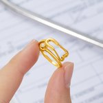 Personalized Sterling Silver Stethoscope Ring with Birthstone Nurses Week Appreciation Gift for Nurse Doctor Medical Staff