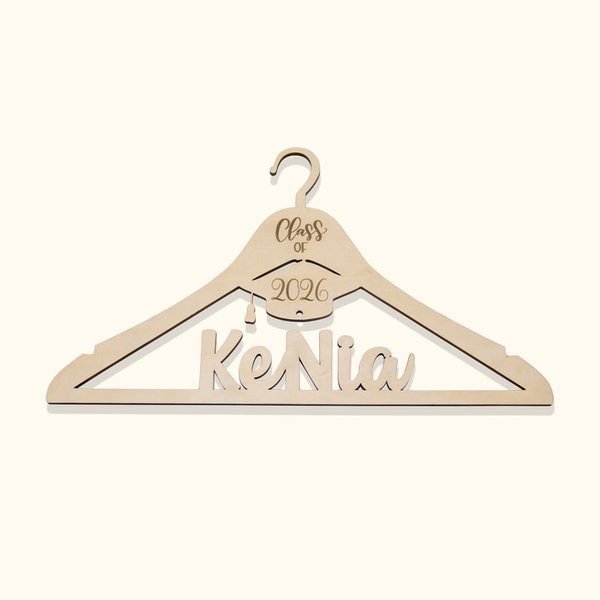Gepersonaliseerde Graduation Hanger Afstuderen Gift Senior Gift College Grad Gift High-School Gift Class of 2026 Sorority Gift