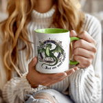 Personalized Book Dragon Ceramic Coffee Mug with Name Daily Use Birthday Gift for Book Lovers Bookworms