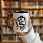 Personalized Book Dragon Ceramic Coffee Mug with Name Daily Use Birthday Gift for Book Lovers Bookworms