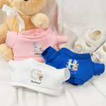 Personalisierte niedliche Ostern Kaninchen erste weiche Hase Puppe mit Namen Ostern Geburtstag Geschenk für Neugeborene Kinder Kleinkinder