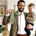 Personalised Polka Dots Beer Love Heart Photos Soft Tie Novelty Accessory Father's Day Birthday Anniversary Gift for Grandpa Dad Man