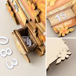 Personalised Reading Cat Swing Wooden Library Sign Book Read Tracker Set with Name and Text Bookshelf Decor Birthday Gift for Readers Book Lovers