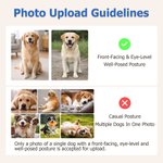 Reizen met je huisdier - Persoonlijke paspoorthouder van PU leer met foto van huisdier - Cadeau voor dierenliefhebbende reiziger