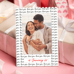 Personalised Love Heart ABS Stand Building Brick Puzzles with Photo and Text Room Decor Anniversary Valentine's Day Gift for Couple