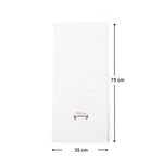 Serviette de musculation personnalisée avec motif barre d’haltérophilie et nom brodé - Cadeau anniversaire pour haltérophiles et passionnés de fitness