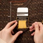 Personalized Small Speedweve Darning Loom with Name Handheld Mending Tool Mother's Day Birthday Gift for Sewing Lover Mom Darning Enthusiasts