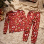Personalized 6 7 Christmas Slang Pun Pajama Pants and Sets with Name Daily Wear Christmas Gift for Children