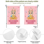 Personlig flerfarget søt krans Bunny påskeegg hageflagg med navn utendørs dekor påskegave til familie og venner