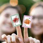 Tampon d'affranchissement personnalisé en cristal avec initiales Anniversaire Saint-Valentin Cadeau pour correspondants Famille Femmes
