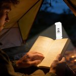 Pince Lumineuse LED Rechargeable Personnalisée avec Personnage de Lecture en Dessin Animé et Nom Cadeau d’Anniversaire pour Amoureux des Livres