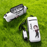 Personalized Cartoon Character Insulated Beer Cooler Bag with Name Sports Accessories Golf Club Birthday Gift for Golf Lovers