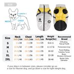 Personalized Red Heart Paw Print Waterproof Winter Coat Dog Jacket with Pet Name for Cold Weather Outdoor Activities Gift for Pet