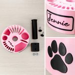 Personalised 360° Rotating Pet Grooming Tools Holder for Table Arm 3D Printing Grooming Supplies Organizer Grand Opening Gift for Pet Groomer Owner