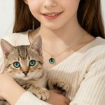 Gepersonaliseerde huisdier oog foto ketting sierlijke sieraden verjaardag herdenkingscadeau voor vrouwen huisdier liefhebbers