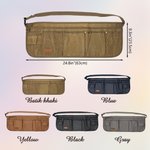 Personalized Floral Initial Adjustable Tool Pouch Belt with Name and Multiple Pockets Utility Work Birthday Gift for Men Electricians Carpenters