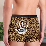 Personalised This Ass Belongs To Handprint Men's Boxer Brief with Name Valentine's Day Anniversary Gift for Husband Boyfriend