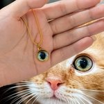 Gepersonaliseerde huisdier oog foto ketting sierlijke sieraden verjaardag herdenkingscadeau voor vrouwen huisdier liefhebbers