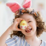 Personalised Multicolor Rabbit Ears Paw Easter Egg Ornament with Name Desk Decor Basket Stuffer Easter Party Gift for Family Kids