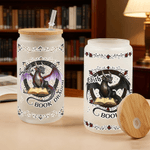 Personalised Multi-Pattern Dragon 20 oz Frost Glass with Name Daily Use Birthday Gift for Book Dragon Lovers