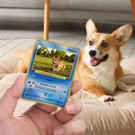 Tarjeta TCG personalizada con foto funda protectora juego de cartas coleccionables regalo para parejas niños y amantes de los animales