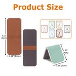 Personalised Lace Initial PU Leather Magnetic Bookmark Clip with Name Reading Accessory Wedding Party Birthday Gift for Readers Bookworms