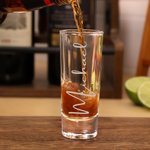 Personalized Engraved Name Shot Glass Wedding Bachelor Parties Gift for Groomsmen Liquor Lovers