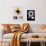 Marco de vinilo personalizado con foto y texto decoración del hogar regalo de aniversario y recuerdo para pareja
