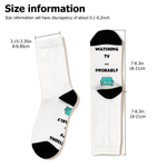 Calcetines Personalizados Divertidos No Molestar Suaves Calcetines Confortables Multicolores con Texto Cumpleaños Regalo de Uso Diario para Familiares Amigos Papás Mamás