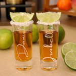 Personalized Engraved Name Shot Glass Wedding Bachelor Parties Gift for Groomsmen Liquor Lovers