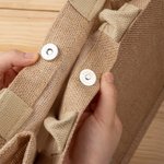 Personalized Excavator Easter Egg Bunny Ears Jute Tote Bag with Initial and Name Egg Hunting Accessories Easter Gift for Kids