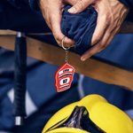 Personalisierte 3D-gedruckt Feuerwehrmann Abzeichen Multicolor Schlüsselanhänger mit Abteilung Position und Name Rucksack Zubehör Geburtstag Geschenk für Feuerwehrmann